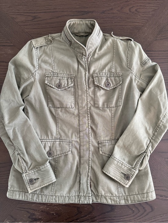 Abercrombie & Fitch Jackets & Blazers - Abercrombie & Fitch Olive Utility Field Jacket